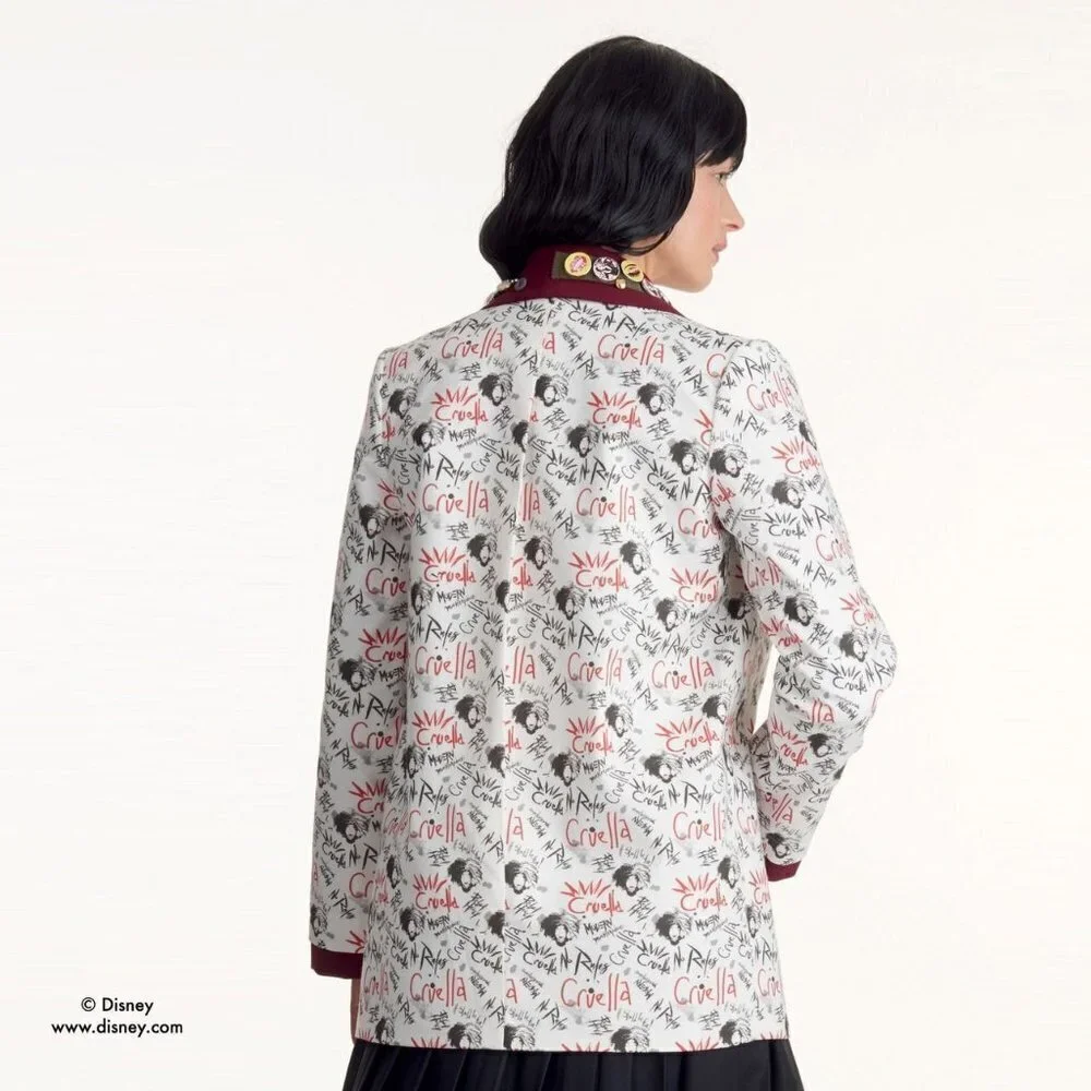 Simplicity Sewing Pattern 10982 9342 Jacket‎ Cruella Costume Cosplay Size XS-XL